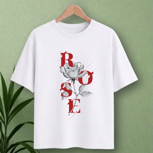 Drop Shoulder - Rose-1