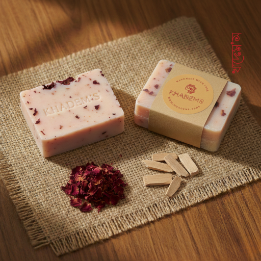 KHADEM'S Organic Rose Sandalwood Soap