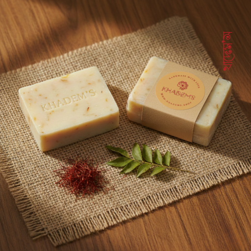 KHADEM'S Organic Safron Goatmilk Soap