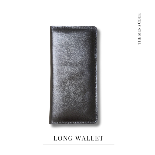 Brown Leather Long Wallet For Men